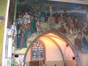 Fresques de l'église de Guermange