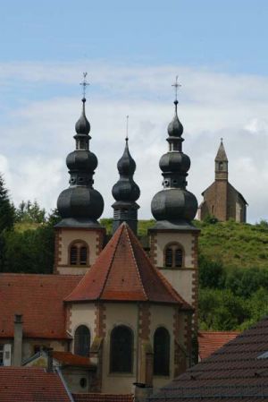 La prieurale et la Haute Chapelle de Saint  Quirin