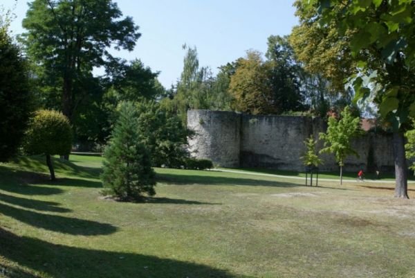 Les vestiges des vieux remparts à Sarrebourg